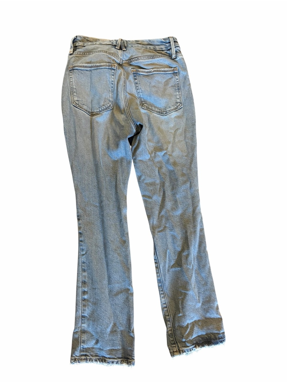 Good American Good Legs Straight Distressed Indigo 510 4/27 - Picture 6 of 12